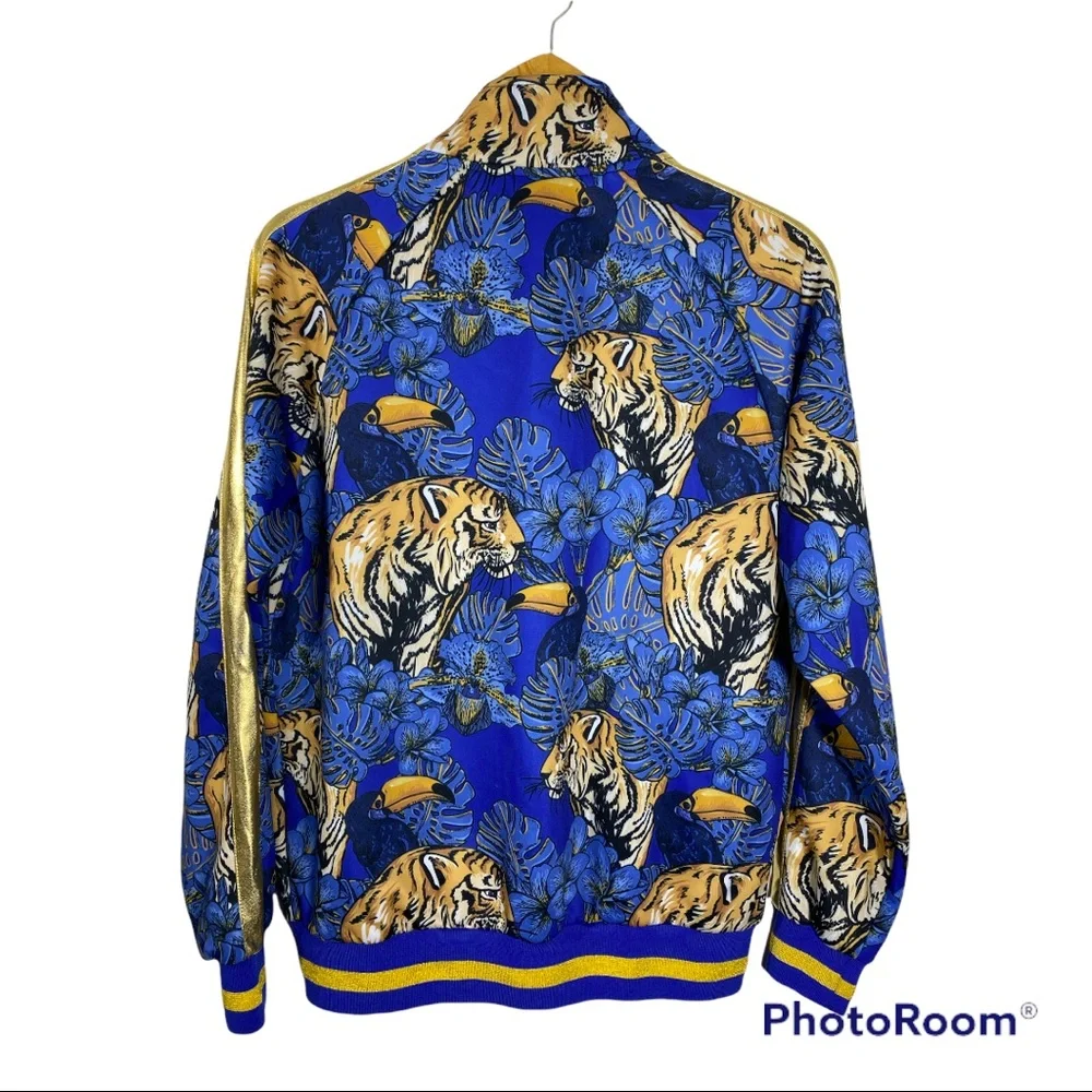 Victorias Royal Floral Tiger Track Jacket - Picture 4 of 9